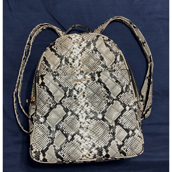 aldo snakeskin backpack